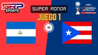 Nicaragua vs Puerto Rico  Watch Party  BaseballWorldCupU23 [upl. by Leseil]