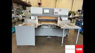 Polar Mohr 115 XT guillotine and cutters for sale In excellent working condition Gab Supplies Lt [upl. by Jabin271]