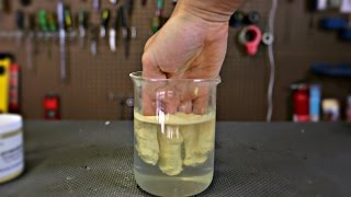 Lycopodium Powder on Water  Science Experiment [upl. by Bonnell]