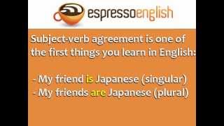 Advanced Subject Verb Agreement in English [upl. by Laleb]