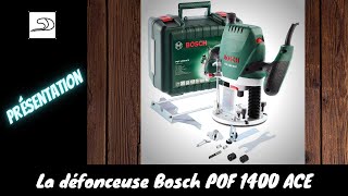 Présentation défonceuse Bosch POF 1400 ACE [upl. by Acila854]