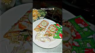 Tortilla wrap recipe shorts viralvideo food recipe foodie cooking ytshortsindia [upl. by Charline986]