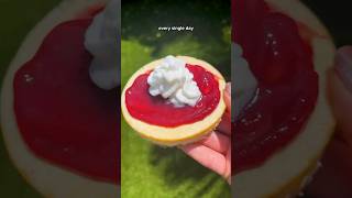 High Protein CheeseCake Cookies Only 195 Calories 🍰🍪❤️ food shorts highproteinrecipes [upl. by Blatman]