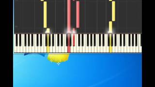 Scoundrel Days AHA Piano tutorial by Synthesia [upl. by Moina191]