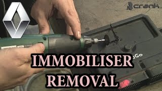 Renault Immobiliser Off Removal Bypass [upl. by Jeniece]