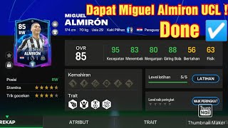 Welcome Dan Review Raditya Dika Alias Miguel Almiron 85 UCL  EA Sports FC Mobile 24 [upl. by Rosel]