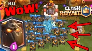 WOW CLASH ROYALE  САМАЯ БОЛЬШАЯ АРМИЯ АДСКИХ ГОНЧ [upl. by Lisette]