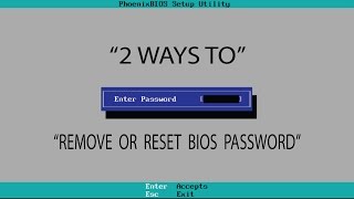 How to remove or reset bios password 100 working [upl. by Fee294]