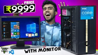 I Bought Cheapest i5 Gaming PC With Monitor 🔥 10000rs Super PC Build Gaming Work Study amp More [upl. by Gildus914]