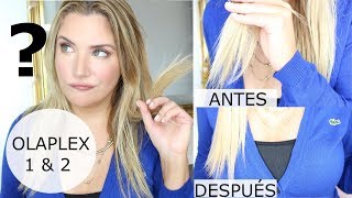 OLAPLEX REALMENTE FUNCIONA  ANTES Y DESPUÉS DEL TRATAMIENTO PROFESIONAL IN SPANISH [upl. by Dunlavy]