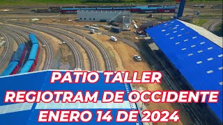 VOLANDO EN DRONE 4K  PATIO TALLER REGIOTRAM DE OCCIDENTE [upl. by Sherrard]