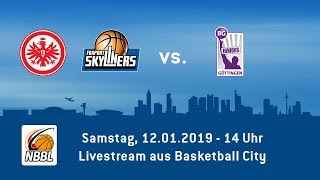 NBBL Heimspiel der Eintracht Frankfurt  FRAPORT SKYLINERS gegen Göttingen [upl. by Flavius]