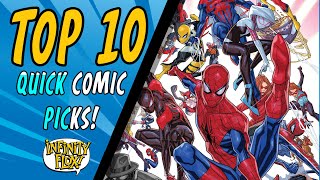 Top 10 Comic Quick Picks For Week of 812 XFactor XMen SpiderSociety TMNT Nightwatcher [upl. by Khalil]