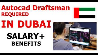 Autocad Draftsman REQUIRED IN DUBAI How to Apply  Graphic Design Jobs in Dubai UAE [upl. by Kylah]