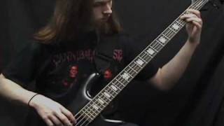 Cannibal Corpse Addicted to Vaginal Skin on bass guitar [upl. by Llennol]