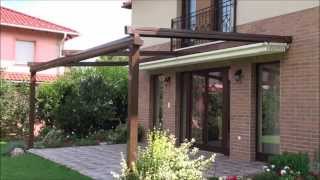 Aluminium pergola by PERGOLUX in HD [upl. by Nueoras]