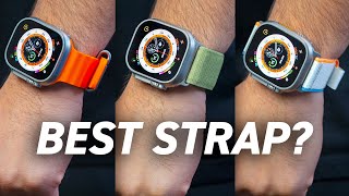 I Compared Every Apple Watch Ultra 2 Strap  Trail vs Alpine vs Ocean [upl. by Hamlin984]