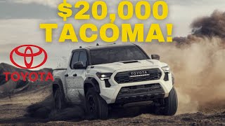 Toyotas Is Making A New 20000 Tacoma [upl. by Rennob]