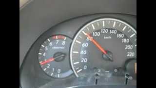 Nissan Micra K13 gear ratios rpm vs speed video1 econormal driving [upl. by Slaughter390]