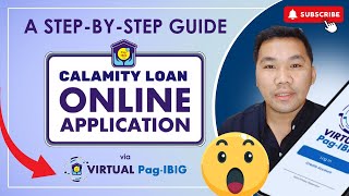 PAGIBIG CALAMITY LOAN ONLINE VIA VIRTUAL PAG IBIG 2024 [upl. by Kolnick]