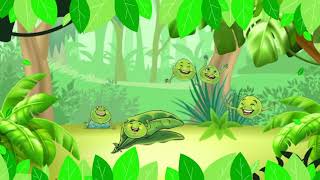 Five fat peas  Nursery Rhymes and Kids Songs  Education With Ayesha [upl. by Sale861]