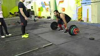 Aris CFU UndergroundBox Ilias Iliadis hp clean 130 kg 3 repthanasis Zisiopoulos Crossfit trainer [upl. by Ellertal]