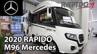 RAPIDO M96 Mercedes 2020 Motorhome 754 [upl. by Aleahcim138]