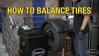 How To Balance Tires  Eastwood Electronic Wheel amp Tire Balancer Machine  Eastwood [upl. by Klein]