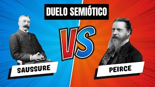 La SEMIÓTICA según Saussure y Peirce [upl. by Hulton184]