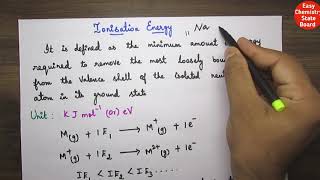 Ionisation energyVariation of Ionisation energyperiodic classifi of eleUnit 311thNew sy in Tamil [upl. by Nora]