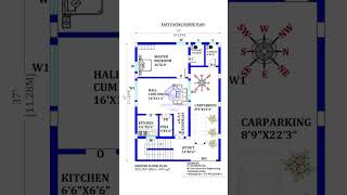 House Plan East Facing architecturalhouseplans homedesign architecturalplan floorplan shorts [upl. by Ahsaei210]