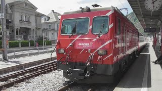 Glacier Express Brig → Sankt Moritz Juli 2018 [upl. by Leuqcar133]