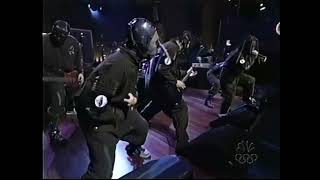 Slipknot  The Heretic Anthem Live At Late Night With Conan OBrien 08102001 HQ [upl. by Suollecram624]