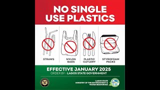 Lagos State Enforces Ban on Single Use Plastics Starting January 2025 [upl. by Asiuol795]