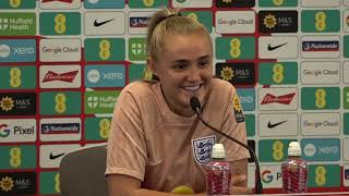 ENGLAND WOMEN PRESS CONFERENCE Sarina Wiegman and Georgia Stanway Ahead of Womens World Cup [upl. by Black]