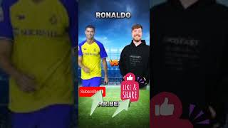 Ronaldo vs mr beast who is fan ronaldo mrbeast football youtubeshorts [upl. by Sweet]