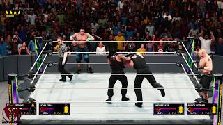 WWE 2K19 2K Showcase Gameplay Walkthrough Part 1 FULL GAME 1080p HD 60FPS Xbox One  No Commentary [upl. by Aihsenot]