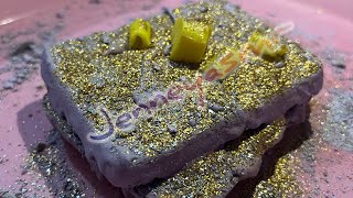 Freshly Baked Sandwich Reformed Gym Chalk 🤓💕 Purple Gym Chalk reformed  Asmr gymchalkrumble [upl. by Lesig]