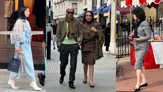 London Chic 2024 Age Defying Street Style Inspiration from British Fashion Experts [upl. by Nine763]