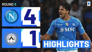 NapoliUdinese 41  Kvara back to scoring ways Goals amp Highlights  Serie A 202324 [upl. by Eintruok772]