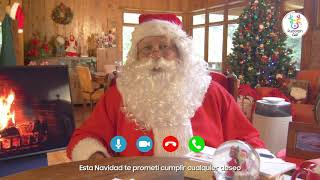 Samsung Videollamada con Santa En cuarentena Galaxy Buds [upl. by Mueller284]