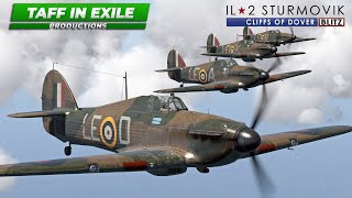 IL2 Cliffs of Dover Blitz  Hawker Hurricane  SCRAMBLE [upl. by Annawoj]