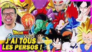 Dragon Ball Sparking Zero  je teste les 182 perso DB GT  films OAV MON GAMEPLAY EXCLU 4K [upl. by Ellenehc]