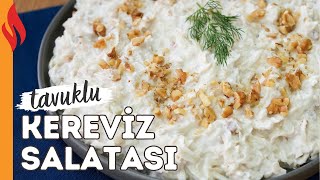 Tavuklu Kereviz Salatası Tarifi  Nasıl Yapılır [upl. by Dobson]