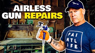 DIY Cleaning amp repacking a Airless spray gun Airless Spray Gun Repairs Titan Wagner Sprayer [upl. by Mohr]