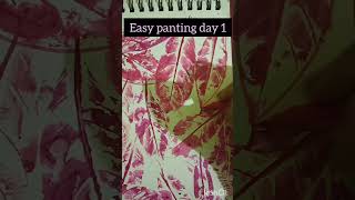 🙏 30 days challenge videoday1 🍂🖌️ shortvideo youtube reels video painting artist shorts [upl. by Ammamaria838]