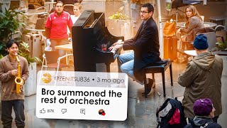 Bro summoned the rest of the orchestra flash mob at Indianapolis airport [upl. by Nie734]