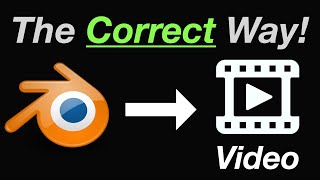 How to EXPORT ANIMATIONS in Blender CORRECTLY and WHY [upl. by Eerehs]