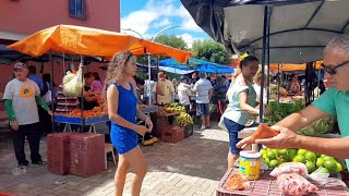 FEIRA LIVRE NA CIDADE DE CARNAUBAL CEARÁ DIA 28032024 na quintafeira Santa [upl. by Haleehs]