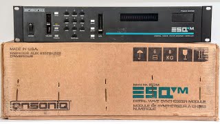 Ensoniq ESQM  ESQ1 1986 Hybrid Synthesizer Part 1 [upl. by Asiram]